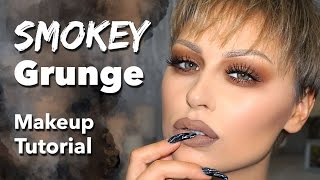 Smokey Grunge Makeup Tutorial - Melt Rust Stack | Alexandra Anele