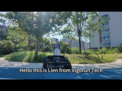 Factory direct sales low wholesale price Rubber Track Remote Operated Slope Mower (VTC800-160)