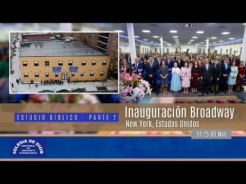 500 - Parte 2 - Inauguración Broadway New York, USA - Hna María Luisa Piraquive