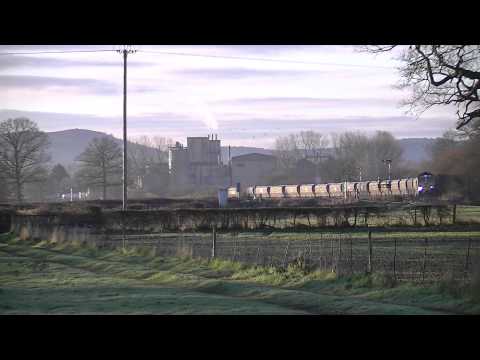 66557 On Th 6m55 Loaded Coal Past Tram Inn 18 12 12