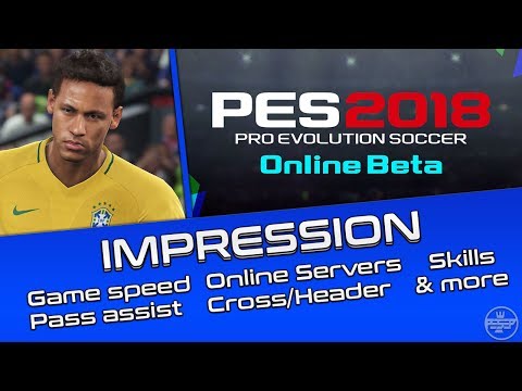 PES 2018 Impression (Online BETA) Gameplay