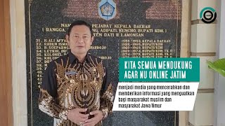 Ucapan Selamat dan Harapan Bupati Lamongan untuk NU Online Jatim