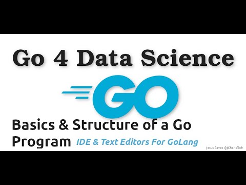 Go4DataScience - Basics & Structure of A Go Program & Go Text Editors