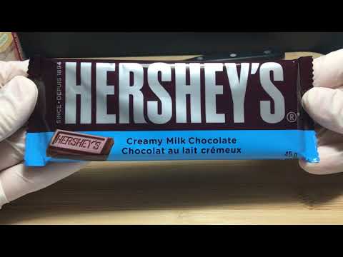 [ASMR] HERSHEY'S CREAMY MILK CHOCOLATE Candy Bar