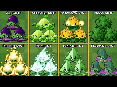 PvZ 2 - All Best Mint Plants Battlez! - Who Will Win ?