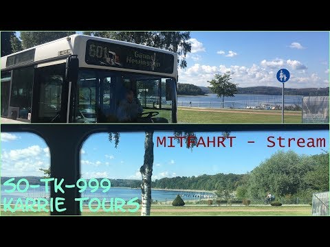 🔴 MITFAHRT-Stream // SO-TK-999 Mercedes Benz-O405 N² Karrie Tours GmbH // Durch Landschaft/See