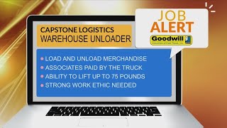JOB ALERT: Capstone Logistics in Longview is searching for a Warehouse Unloader