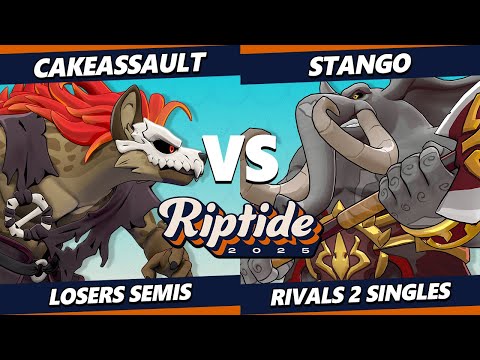 Riptide 2025 LOSERS SEMIS - CakeAssault (Forsburn) Vs. Stango (Loxodont) Rivals of Aether II - RoA2