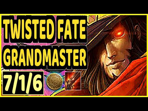 FROZEN (TWISTED FATE) vs RUMBLE - 7/1/6 KDA MID GAMEPLAY - EUW Ranked GRANDMASTER