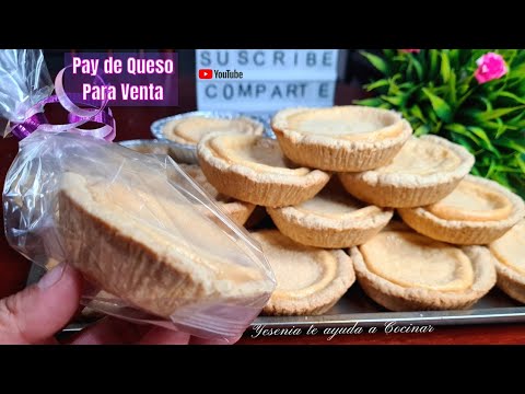 PAY DE QUESO PARA INICIAR NEGOCIO| Forma fácil de hacer pays individuales|Costra crocante desde cero