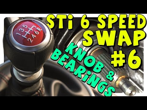 STi KNOB & Throw Out Bearing Install | JDM V7 STi 6 Speed Swap #6