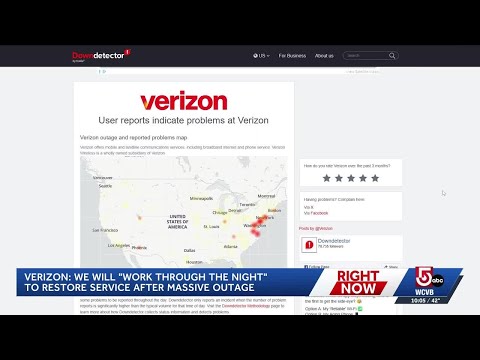 Verizon Internet Outage Massachusetts
