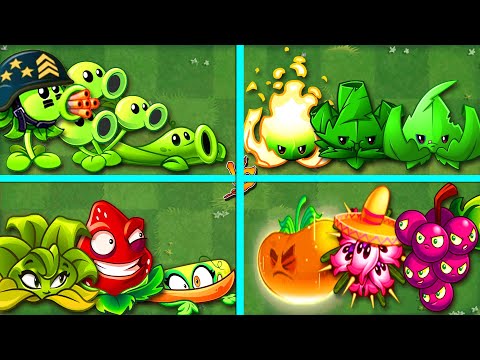 Random 4 Team Plant Battlez - Which Team Plant Will Win? - PvZ 2 Team Plant Vs Team Plant