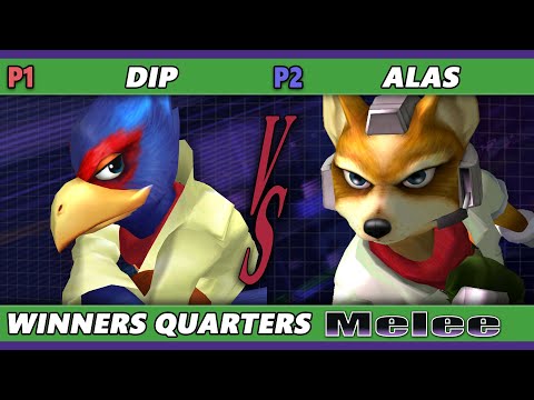 S@X 468 Winners Quarters - DIP (Falco) Vs. alas (Fox) Smash Melee - SSBM