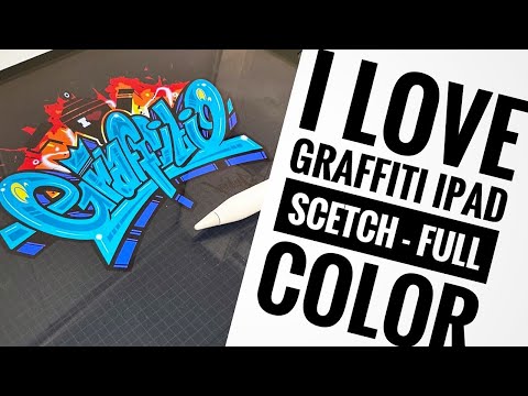 I Love Graffiti - iPad Scetch (Full Color).- Graffiti Coach