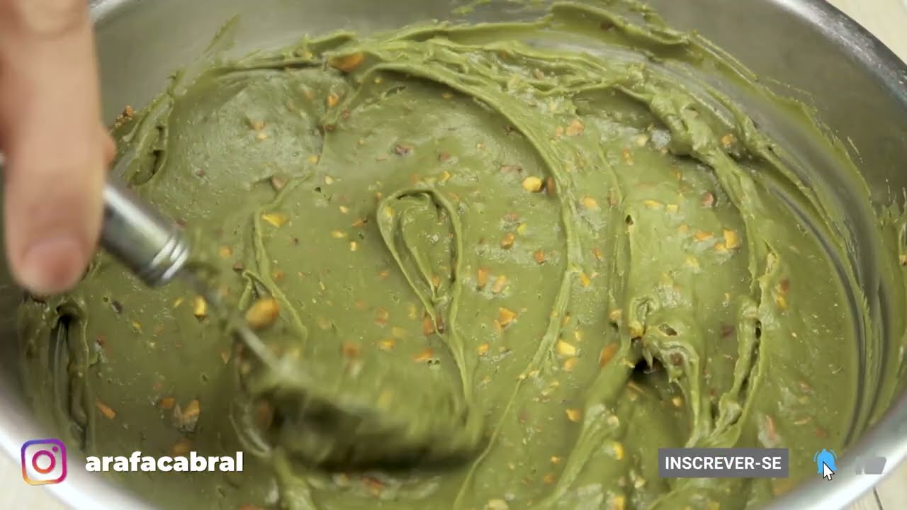 RECHEIO DE PISTACHE PARA BOLOS | RECHEIO FIRME, CREMOSO E ESTRUTURADO!