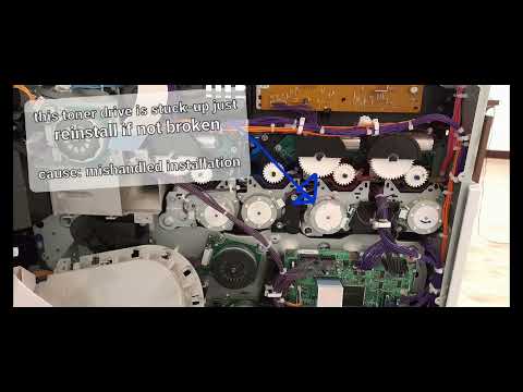 REX ROTARY mpC2004ex no toner detection when installing a new one