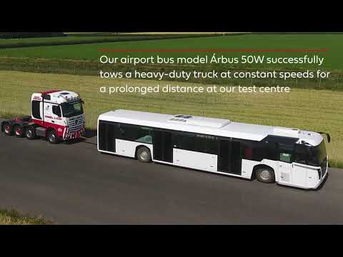 Teste de ônibus do aeroporto de Mallaghan