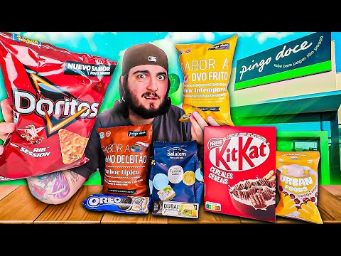 PROVANDO 11 PRODUTOS ESTRANHOS DO PINGO DOCE