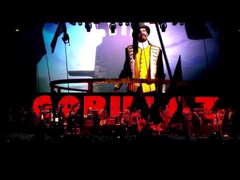 Gorillaz Live at Glastonbury (HD) - [Intro] Welcome to the World of the Plastic Beach