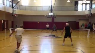 Pickle ball Demo at Glenwood YMCA