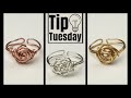 Adjustable Wire Rose Ring Tutorial