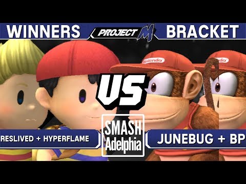 Project M - Reslived + HyperFlame (Ness / Lucas) vs Junebug + BP (Diddy / Diddy) - SDA 2018 Winners