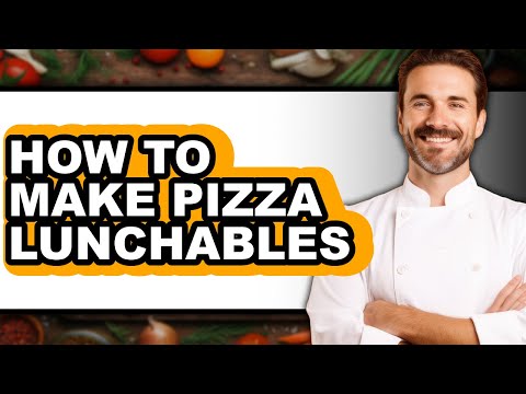 How to Make Pizza Lunchables - Step by Step
