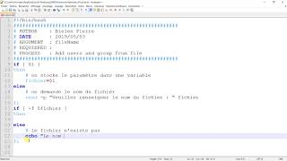 Linux script pour ajouter des utilisateurs (partie 1)