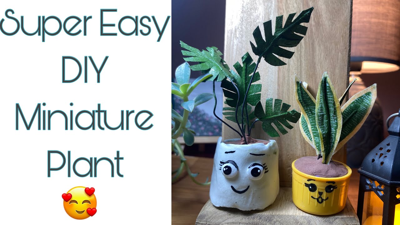 How To Make Miniature Plants l Cute DIY Ideas l Super Easy Tutorial l DIY Craft l