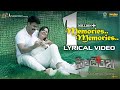 Memories Memories Lyrical Video Hidimbha Ashwin Nandita Swetha Aneel Kanneganti