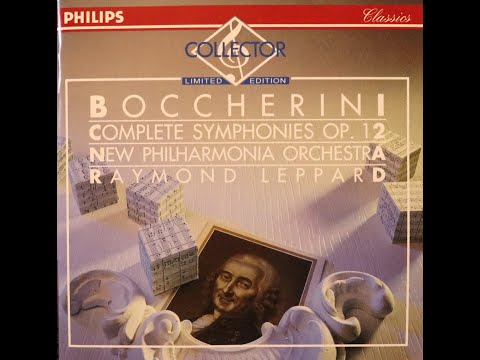 Luigi Boccherini - Complete Symphonies, Opus 12 - Raymond Leppard, New Philharmonia Orchestra (1971)