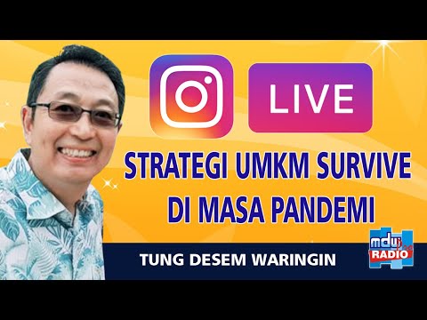 , title : 'Strategi UMKM Supaya Survive di Masa Pandemi (feat. dr. Tirta)'
