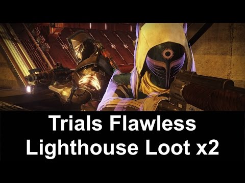 Destiny Rise of Iron - Trials of Osiris Flawless Lighthouse Loot x2 Floating Gardens