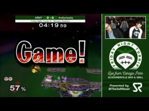 FNT 31 - ARMY (Ice Climbers) vs. Andymosity (Samus) - SSBM Winners Quarters - Smash Melee