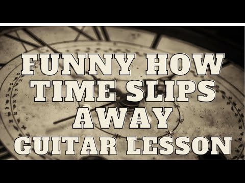 How to Play Funny How Time Slips Away by Willie Nelson Guitar Lesson and Guitar Tutorial