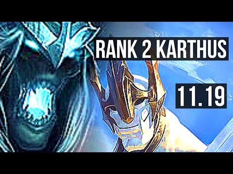 KARTHUS vs GALIO (MID) | Rank 2 Karthus, 10/3/10, 400+ games, Godlike | BR Challenger | v11.19