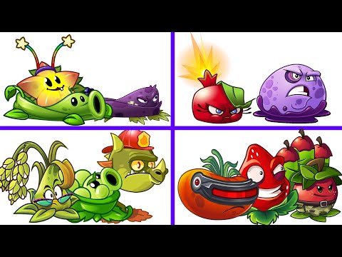 PvZ 2 4 Super Team Plants Vs Team Zombies Part 44 - Team So OP !!!