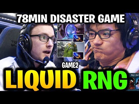 CRAZY 78MIN DISASTER GAME [EPIC] LIQUID vs RNG TI9 Dota 2
