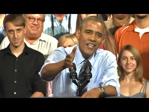 Obama to Heckler "I'm on your side, man!"