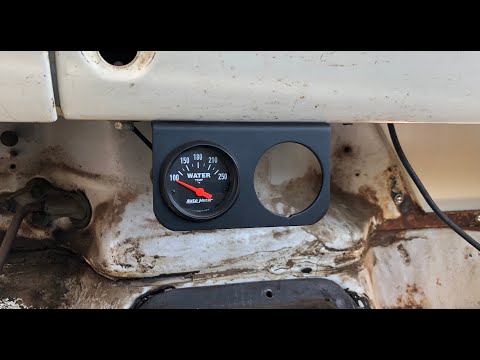 1974 F350-Autometer temperature gauge install