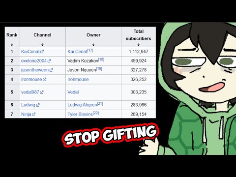 Vedal Beat Ludwig And Ninja In Most Subs