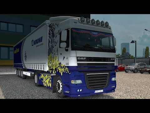 Amsterdam-Rotterdam-Brussel DAF XF 105 Euro Truck Simalator 2 Дальнобой по Европе
