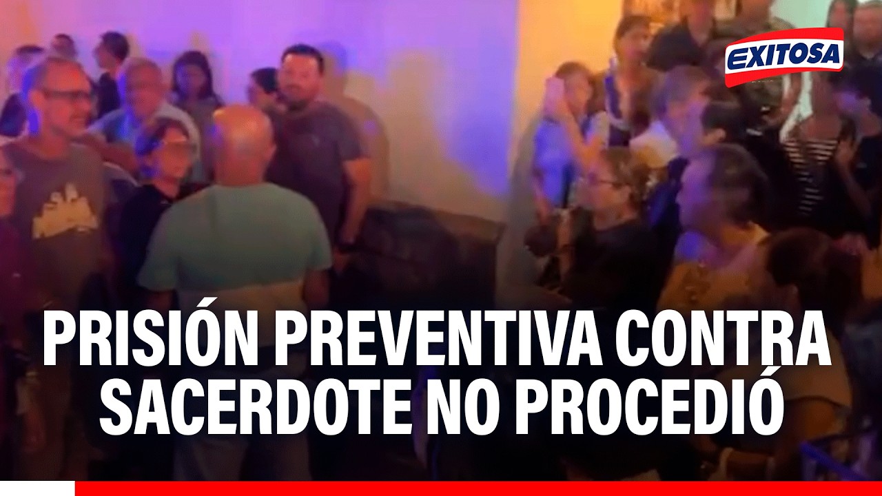 🔴🔵 Pedido de prisión preventiva contra cura Marco Agüero fue declarada infundada