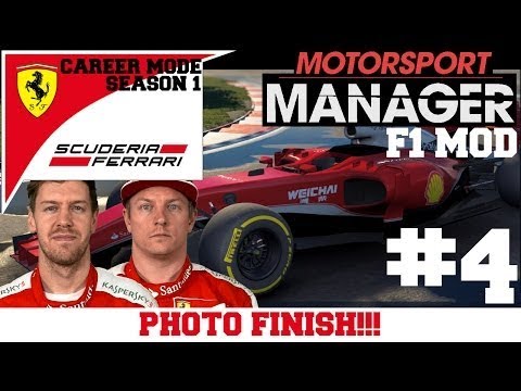 Ferrari S0104 - PHOTO FINISH!!! F1 Mod for Motorsport Manager PC