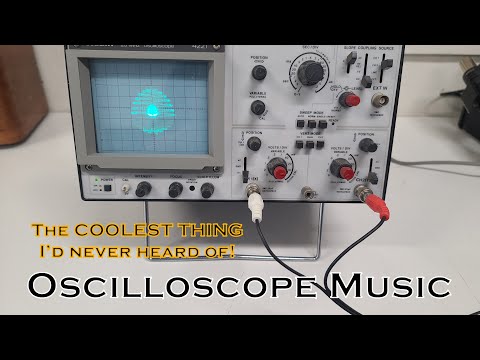 OSCILLOSCOPE MUSIC aka Drawing with Sound - The COOLEST Thing I'd Never Heard of!