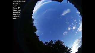 All sky camera capture from Teliucu Superior, Romania 2025-08-22