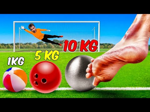 With every GOAL scored, the ball gets HEAVIER!! *10KG*