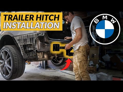 How to Install BMW Trailer Hitch // EASY DIY!