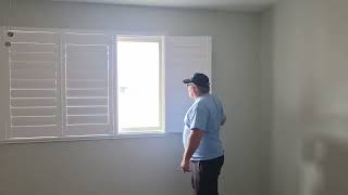 How Do You Open a Plantation Shutter Panel